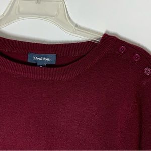 ModCloth 3/4 Sleeve Crewneck Sweater